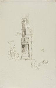 Haner og høns, Hôtel Colbert af James McNeill Whistler
