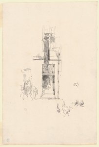 Haner og høns, Hôtel Colbert af James McNeill Whistler