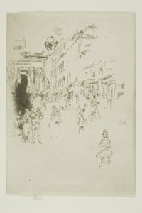 Cutler Street, Houndsditch af James Abbott McNeill Whistler