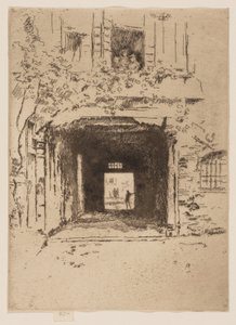 Døråbning og vinranke af James McNeill Whistler