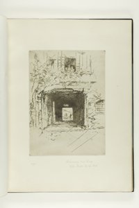 Døråbning og vinranke af James McNeill Whistler