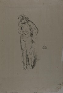 Draperet figur, stående af James Abbott McNeill Whistler
