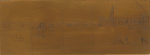 Ætseplade: Old Westminster Bridge af James Abbott McNeill Whistler
