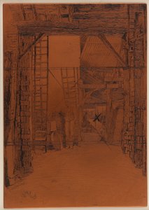 Ætseplade: Kalkbrænderen af James Abbott McNeill Whistler