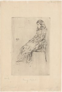Fanny Leyland af James Abbott McNeill Whistler