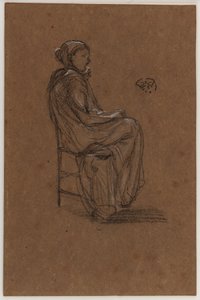 Kvindefigur, siddende af James Abbott McNeill Whistler