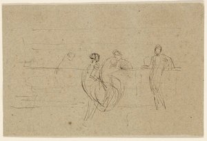 Figurer ved et gelænder af James McNeill Whistler