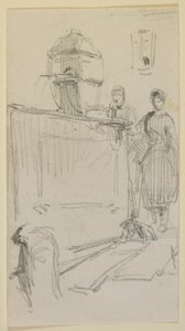 Figurer ved et springvand af James Abbott McNeill Whistler