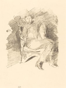 Firelight: Joseph Pennell, nr. 1 af James Abbott McNeill Whistler