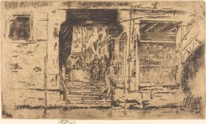 Fiskebutik, Venedig af James Abbott McNeill Whistler