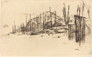 Fiskerbåde, Hastings af James Abbott McNeill Whistler