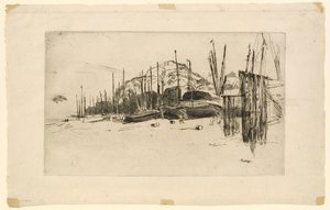 Fiskerbåde, Hastings af James Abbott McNeill Whistler