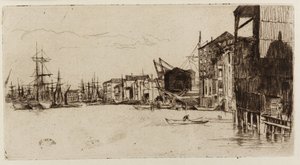 Frihandelshavn af James Abbott McNeill Whistler