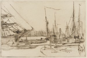 Fra Billingsgate af James Abbott McNeill Whistler
