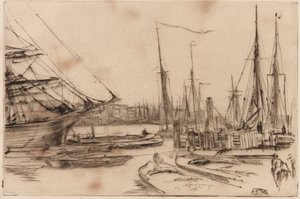 Fra Billingsgate af James Abbott McNeill Whistler