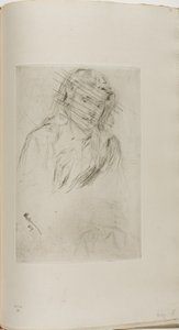 Fumettes bøjede hoved af James McNeill Whistler