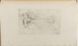 Liggende pige af James Abbott McNeill Whistler
