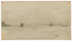 Grå og sølv – Liverpool af James Abbott McNeill Whistler