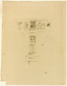Hôtel Colbert, vinduer af James McNeill Whistler