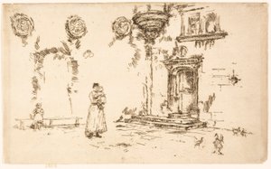 Hotel Lallemant, Bourges af James McNeill Whistler