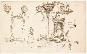 Hotel Lallemant, Bourges af James McNeill Whistler