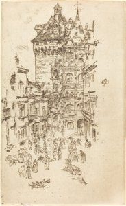 Rådhuset, Loches af James Abbott McNeill Whistler