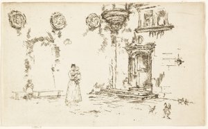 Hotel Lallemant, Bourges af James Abbott McNeill Whistler