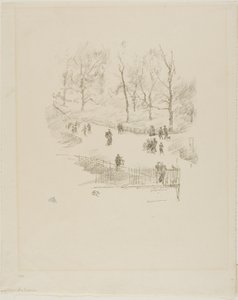 Kensington Gardens af James Abbott McNeill Whistler
