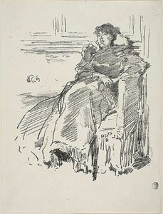 Den røde kjole af James Abbott McNeill Whistler