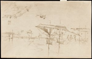 Lagune-middag af James Abbott McNeill Whistler
