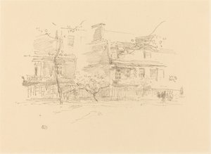 Lindsay Row, Chelsea af James Abbott McNeill Whistler