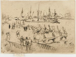 Lille Dordrecht af James Abbott McNeill Whistler
