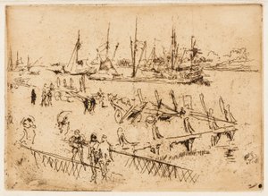 Lille Dordrecht af James Abbott McNeill Whistler
