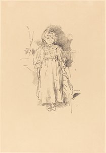Lille Evelyn af James Abbott McNeill Whistler