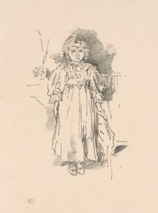 Lille Evelyn af James Abbott McNeill Whistler