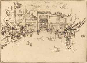 Lille markedsplads, rundvisninger af James Abbott McNeill Whistler