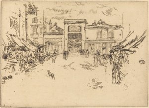 Lille markedsplads, Tours af James McNeill Whistler
