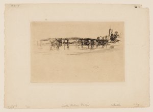 Lille Putney Bridge af James Abbott McNeill Whistler