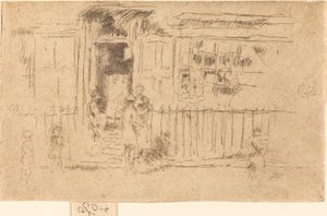 Små skridt, Chelsea af James Abbott McNeill Whistler