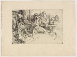 Longshore men af James Abbott McNeill Whistler