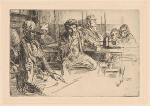Langstrandsmænd af James Abbott McNeill Whistler
