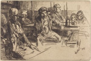 Langstrandsmænd af James Abbott McNeill Whistler