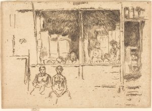 Melon-Shop, Hounsditch af James Abbott McNeill Whistler