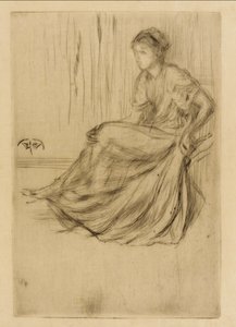 Model siddende af James Abbott McNeill Whistler