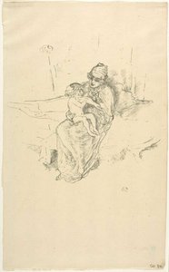 Mor og barn nr. 1 af James McNeill Whistler