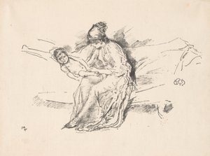 Mor og barn, nr. 4 af James Abbott McNeill Whistler