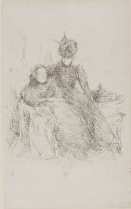 Mor og datter af James Abbott McNeill Whistler