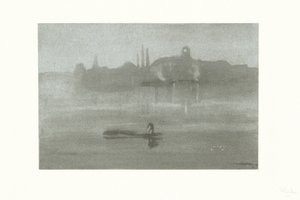 Nocturne: Floden ved Battersea af James Abbott McNeill Whistler