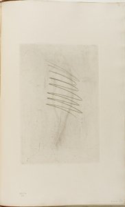Nøgen kvinde stående, hånd på hoften af James Abbott McNeill Whistler