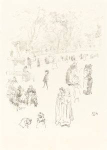 Plejepiger: "Maids of Luxembourg" af James Abbott McNeill Whistler